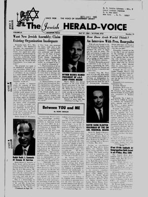 The Jewish Herald-Voice (Houston, Tex.), Vol. 60, No. 10, Ed. 1 Thursday, May 27, 1965