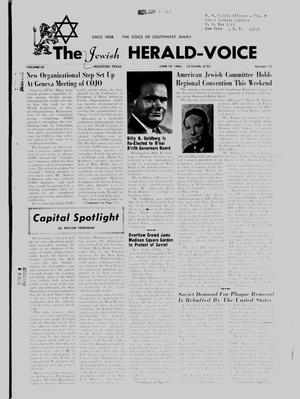 The Jewish Herald-Voice (Houston, Tex.), Vol. 60, No. 12, Ed. 1 Thursday, June 10, 1965