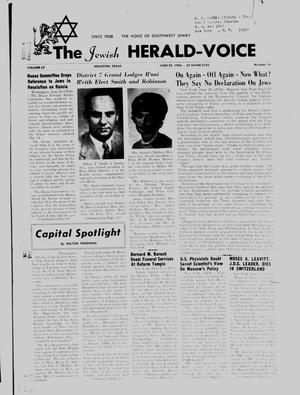 The Jewish Herald-Voice (Houston, Tex.), Vol. 60, No. 14, Ed. 1 Thursday, June 24, 1965
