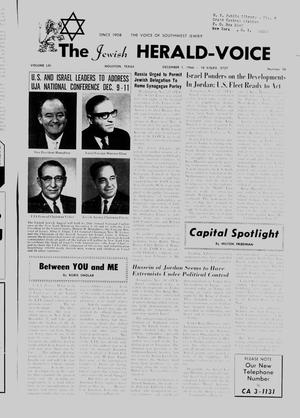 The Jewish Herald-Voice (Houston, Tex.), Vol. 61, No. 36, Ed. 1 Thursday, December 1, 1966