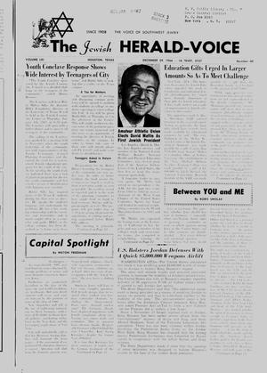The Jewish Herald-Voice (Houston, Tex.), Vol. 61, No. 40, Ed. 1 Thursday, December 29, 1966