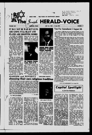 The Jewish Herald-Voice (Houston, Tex.), Vol. 64, No. 17, Ed. 1 Thursday, July 24, 1969