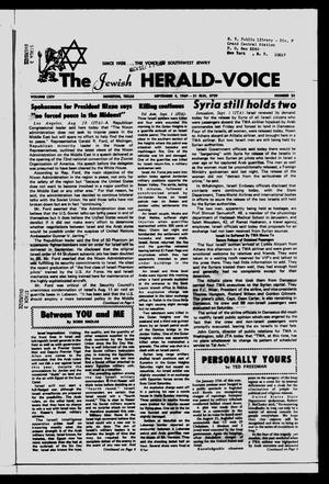 The Jewish Herald-Voice (Houston, Tex.), Vol. 64, No. 23, Ed. 1 Thursday, September 4, 1969