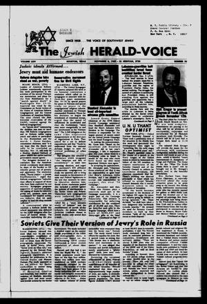 The Jewish Herald-Voice (Houston, Tex.), Vol. 64, No. 32, Ed. 1 Thursday, November 6, 1969