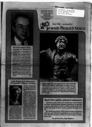 Primary view of object titled 'Jewish Herald-Voice (Houston, Tex.), Vol. 79, No. 19, Ed. 1 Thursday, August 13, 1987'.