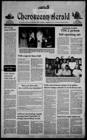 Cherokeean/Herald (Rusk, Tex.), Vol. 145, No. 34, Ed. 1 Thursday, September 23, 1993