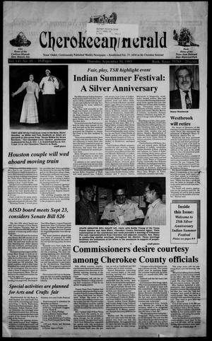 Cherokeean/Herald (Rusk, Tex.), Vol. 145, No. 35, Ed. 1 Thursday, September 30, 1993