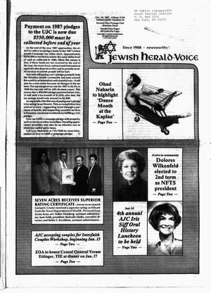 Jewish Herald-Voice (Houston, Tex.), Vol. 79, No. 39, Ed. 1 Thursday, December 24, 1987