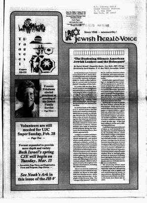 Jewish Herald-Voice (Houston, Tex.), Vol. 79, No. 48, Ed. 1 Thursday, February 25, 1988