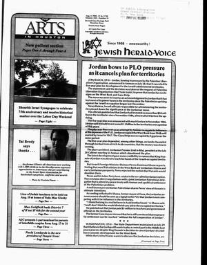 Primary view of object titled 'Jewish Herald-Voice (Houston, Tex.), Vol. 80, No. 19, Ed. 1 Thursday, August 4, 1988'.