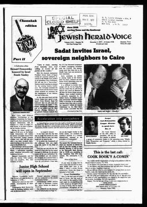 Jewish Herald-Voice (Houston, Tex.), Vol. 69, No. 36, Ed. 1 Thursday, December 1, 1977