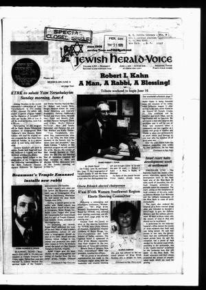 Primary view of object titled 'Jewish Herald-Voice (Houston, Tex.), Vol. 70, No. 7, Ed. 1 Thursday, June 1, 1978'.