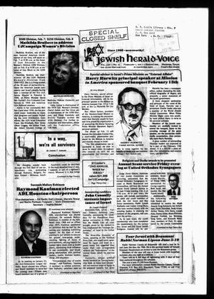 Jewish Herald-Voice (Houston, Tex.), Vol. 70, No. 43, Ed. 1 Thursday, February 1, 1979