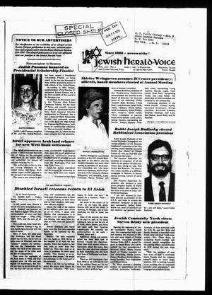 Primary view of object titled 'Jewish Herald-Voice (Houston, Tex.), Vol. 71, No. 9, Ed. 1 Thursday, June 7, 1979'.