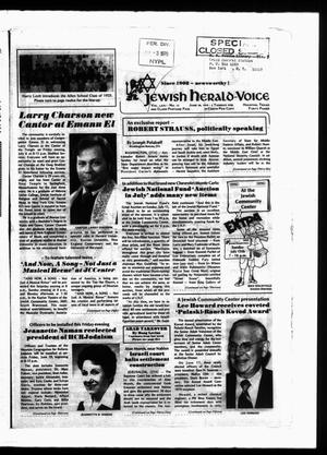 Primary view of object titled 'Jewish Herald-Voice (Houston, Tex.), Vol. 71, No. 12, Ed. 1 Thursday, June 28, 1979'.