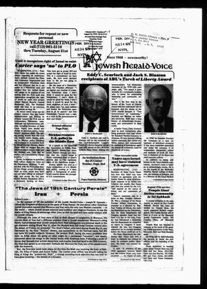 Jewish Herald-Voice (Houston, Tex.), Vol. 71, No. 17, Ed. 1 Thursday, August 16, 1979
