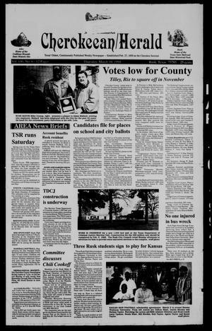 Cherokeean/Herald (Rusk, Tex.), Vol. 146, No. 6, Ed. 1 Thursday, March 10, 1994