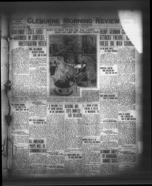 Primary view of object titled 'Cleburne Morning Review (Cleburne, Tex.), Ed. 1 Friday, August 3, 1917'.