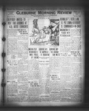 Primary view of object titled 'Cleburne Morning Review (Cleburne, Tex.), Ed. 1 Friday, September 14, 1917'.