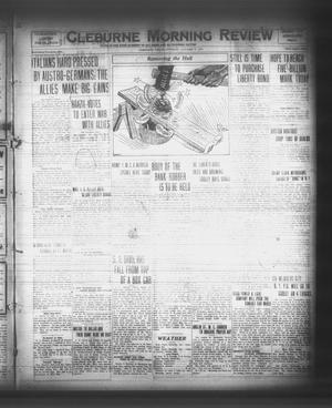 Primary view of object titled 'Cleburne Morning Review (Cleburne, Tex.), Ed. 1 Saturday, October 27, 1917'.