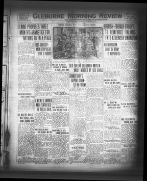 Primary view of object titled 'Cleburne Morning Review (Cleburne, Tex.), Ed. 1 Saturday, November 10, 1917'.
