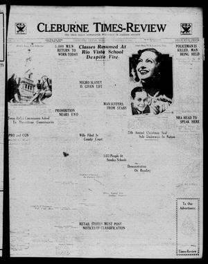 Cleburne Times-Review (Cleburne, Tex.), Vol. [28], No. [52], Ed. 1 Monday, December 4, 1933