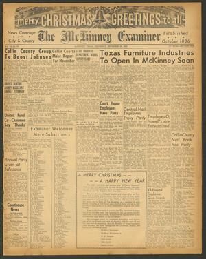 Primary view of The McKinney Examiner (McKinney, Tex.), Vol. 74, No. 13, Ed. 1 Thursday, December 24, 1959