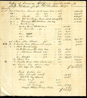 [Invoice from Burchard & Co.]