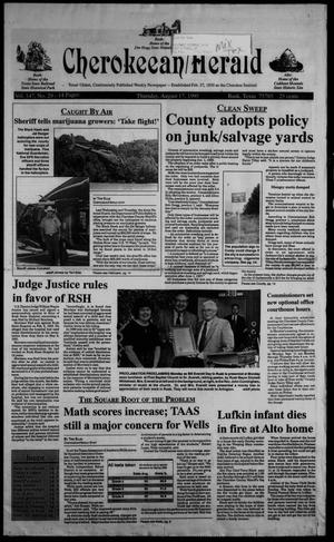 Cherokeean/Herald (Rusk, Tex.), Vol. 147, No. 29, Ed. 1 Thursday, August 17, 1995