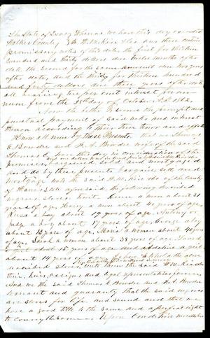 [Document securing payment for notes given by William M. Rice]