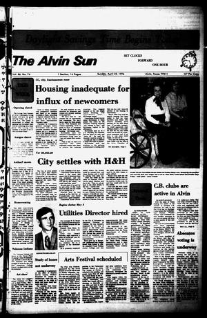 The Alvin Sun (Alvin, Tex.), Vol. 86, No. 74, Ed. 1 Sunday, April 25, 1976