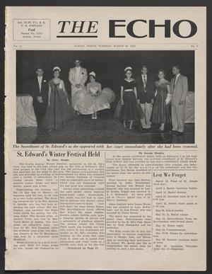 The Echo (Austin, Tex.), Vol. 11, No. 3, Ed. 1 Tuesday, March 16, 1954