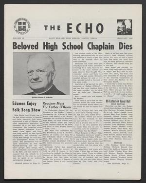 Primary view of object titled 'The Echo (Austin, Tex.), Vol. 18, No. 1, Ed. 1 Monday, February 1, 1960'.