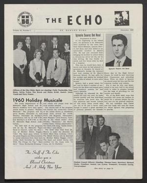 Primary view of object titled 'The Echo (Austin, Tex.), Vol. 19, No. 1, Ed. 1 Thursday, December 1, 1960'.