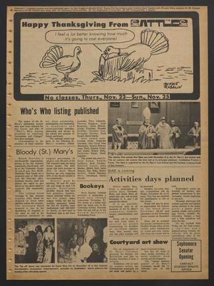 The Rattler (San Antonio, Tex.), Vol. 58, No. 6, Ed. 1 Tuesday, November 20, 1973
