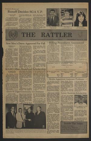 Primary view of object titled 'The Rattler (San Antonio, Tex.), Vol. 68, No. 20, Ed. 1 Thursday, March 29, 1984'.