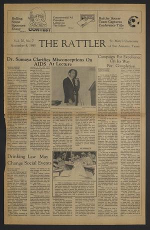 The Rattler (San Antonio, Tex.), Vol. 70, No. 7, Ed. 1 Friday, November 8, 1985