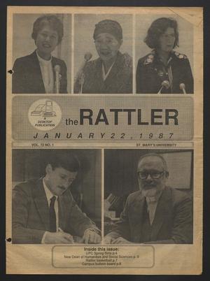 The Rattler (San Antonio, Tex.), Vol. 72, No. 1, Ed. 1 Thursday, January 22, 1987
