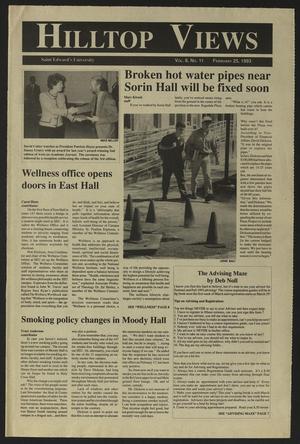 Hilltop Views (Austin, Tex.), Vol. 8, No. 11, Ed. 1 Thursday, February 25, 1993