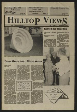 Primary view of Hilltop Views (Austin, Tex.), Vol. 8, No. 11, Ed. 1 Thursday, October 14, 1993