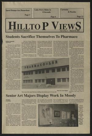 Primary view of object titled 'Hilltop Views (Austin, Tex.), Vol. 9, No. 3, Ed. 1 Thursday, March 10, 1994'.