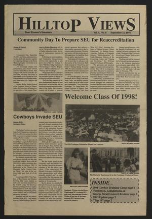 Hilltop Views (Austin, Tex.), Vol. 9, No. 6, Ed. 1 Thursday, September 15, 1994