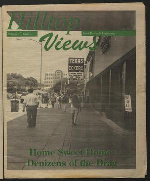 Primary view of object titled 'Hilltop Views (Austin, Tex.), Vol. 10, No. 4, Ed. 1 Tuesday, October 31, 1995'.