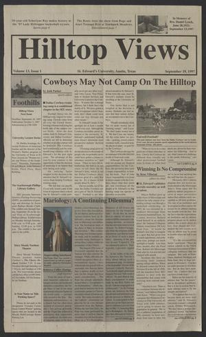 Hilltop Views (Austin, Tex.), Vol. 13, No. 1, Ed. 1 Friday, September 19, 1997