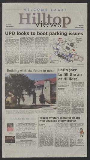 Hilltop Views (Austin, Tex.), Vol. 18, Ed. 1 Monday, August 26, 2002