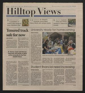 Primary view of object titled 'Hilltop Views (Austin, Tex.), Vol. 27, No. 3, Ed. 1 Wednesday, February 10, 2010'.