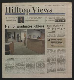 Primary view of object titled 'Hilltop Views (Austin, Tex.), Vol. 28, No. 9, Ed. 1 Wednesday, November 3, 2010'.