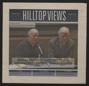Primary view of object titled 'Hilltop Views (Austin, Tex.), Vol. 46, No. 11, Ed. 1 Wednesday, November 20, 2019'.
