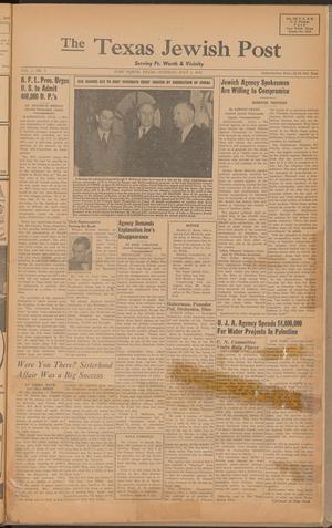 The Texas Jewish Post (Fort Worth, Tex.), Vol. 1, No. 7, Ed. 1 Tuesday, July 1, 1947