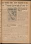 Thumbnail image of item number 1 in: 'Texas Jewish Post (Fort Worth, Tex.), Vol. 3, No. 8, Ed. 1 Thursday, April 14, 1949'.